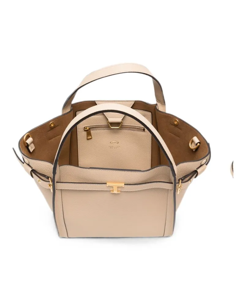 TOD'S Top Handle Bag — Beige Beige