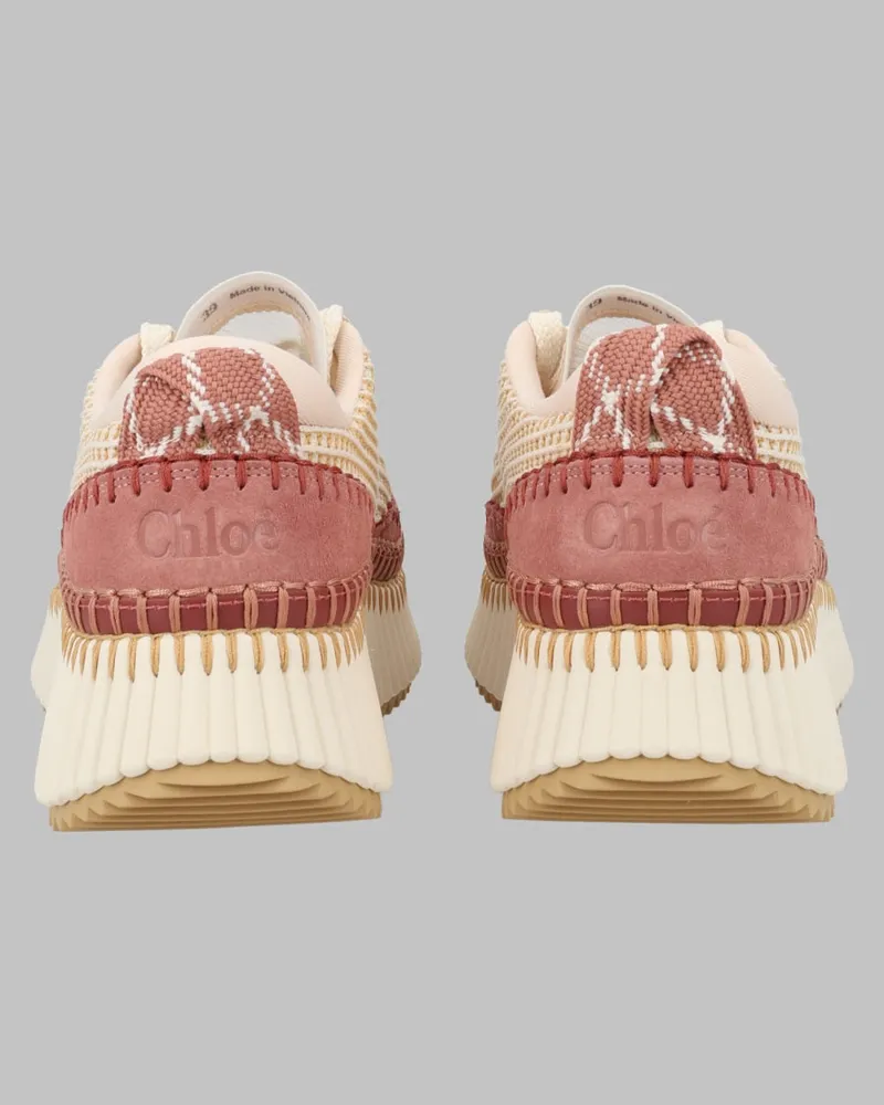 Chloé Nama Sneakers — Beige Beige