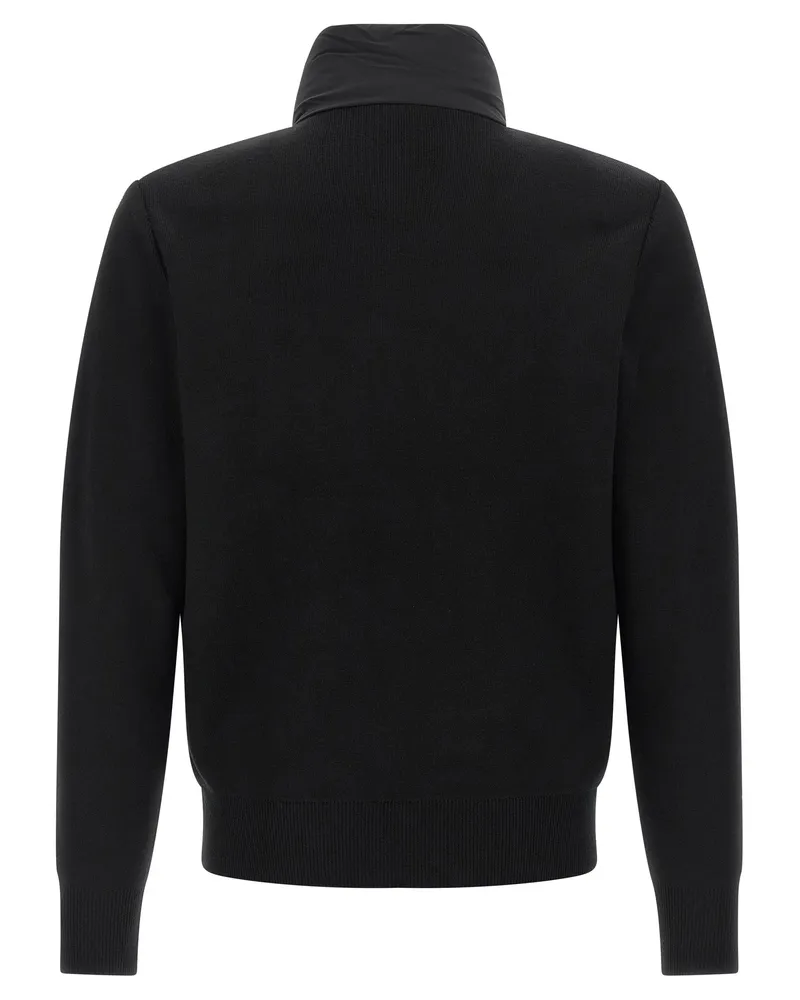Mackage Men's Blue Nylon Cardigan Clothing Black