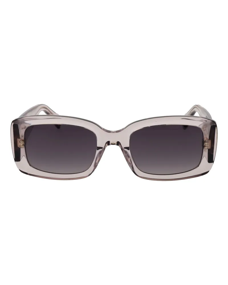 Tommy Hilfiger TO-1067595 Acetate Rectangle Sunglasses — Gray Gray