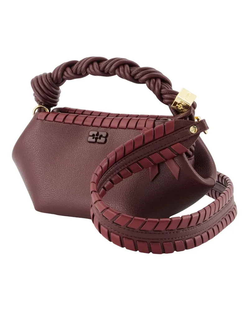 Ganni Bou Mini Bag — Burgundy Burgundy