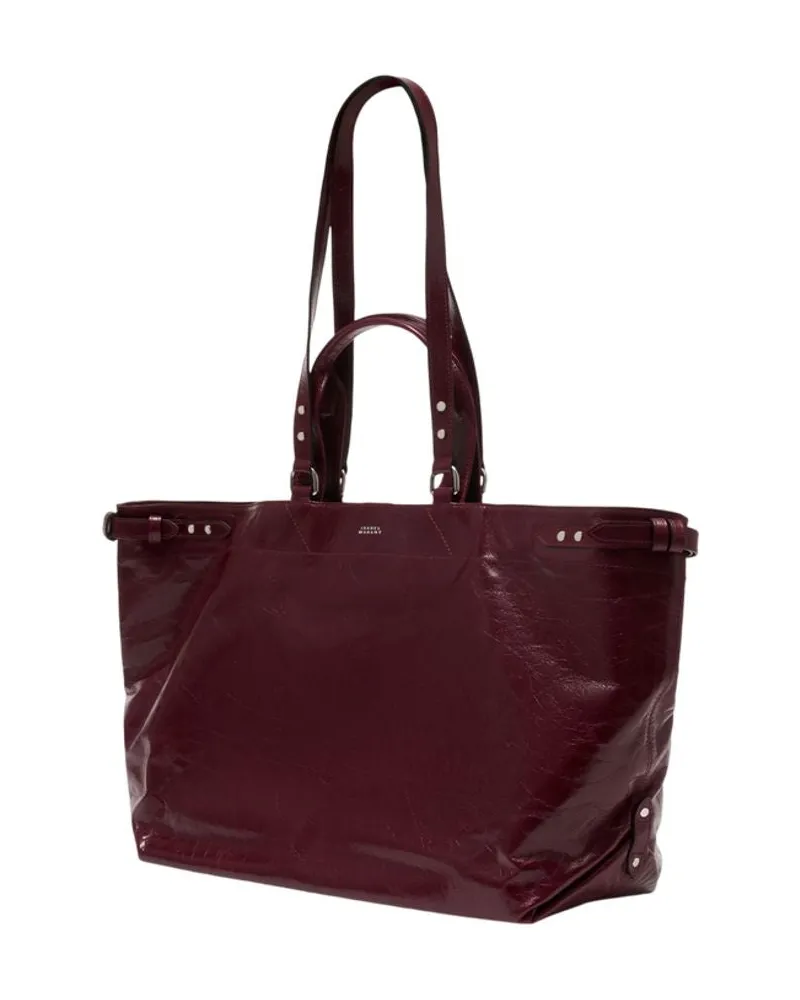 Isabel Marant Women's Winna Shoulder Bag -  Leather Burgundy Cowhide Crossbodies Burgundy