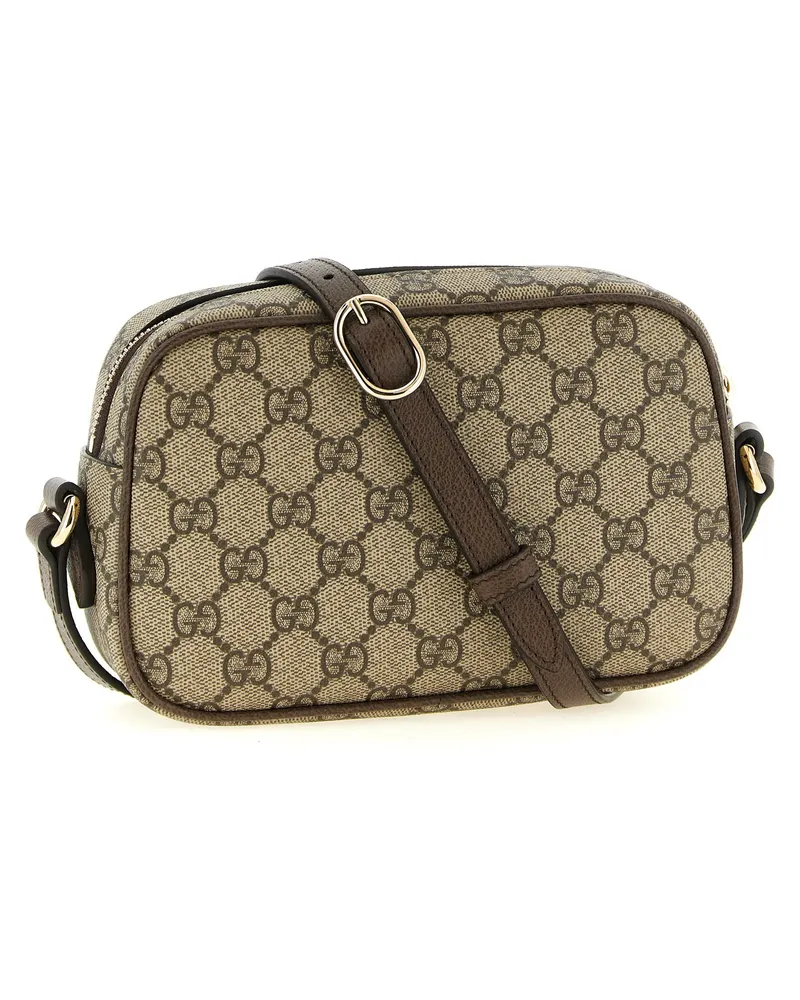 Gucci GG Monogram Crossbody Bag — Beige Beige