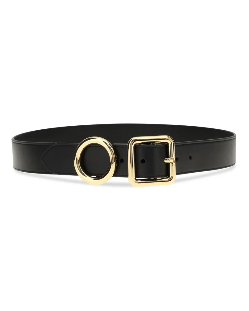 Jacquemus Women's Leather Belt Regalo Black Calf Black