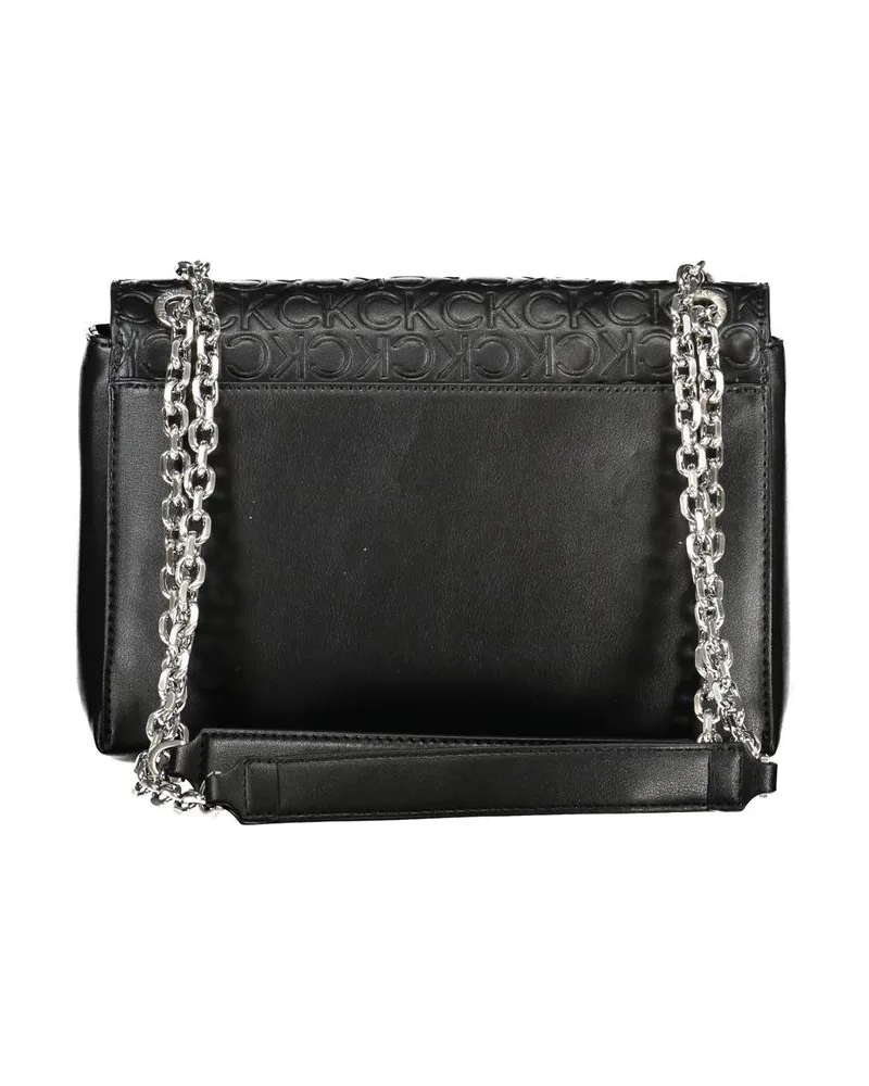 Calvin Klein Logo Snap Closure Wallet — Black Black
