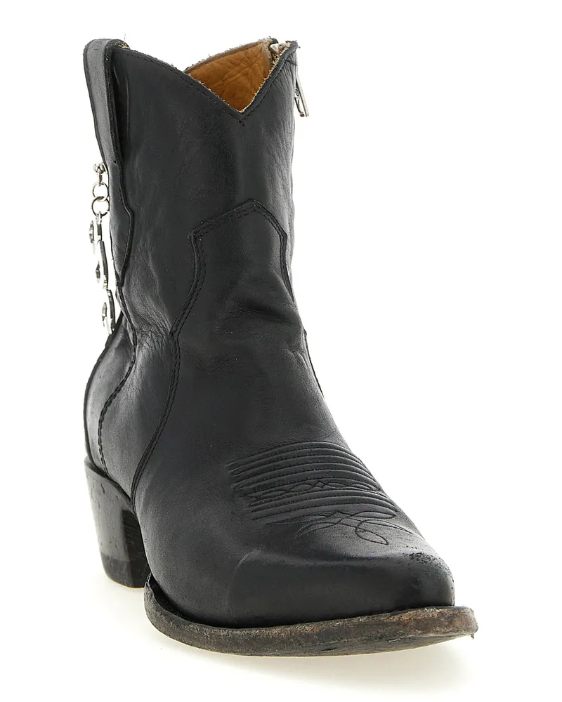 Comme des Garçons Texas Ankle Boot — Black Black