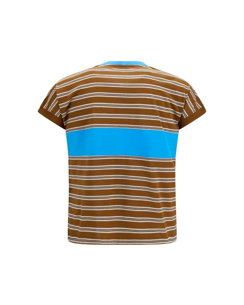 Versace Men's Brown Cotton T-Shirt Brown