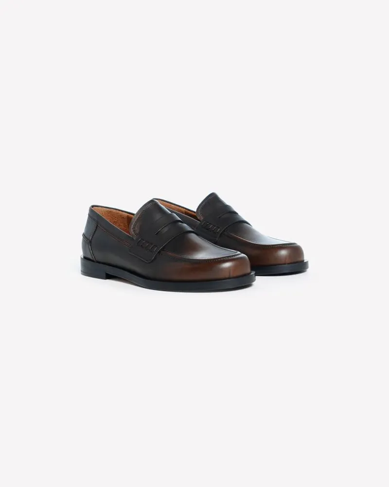 FESTA Milano Tabacco Loafer — Brown Brown