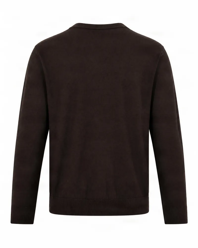 Ballantyne Wool V-Neck Cardigan — Brown Brown