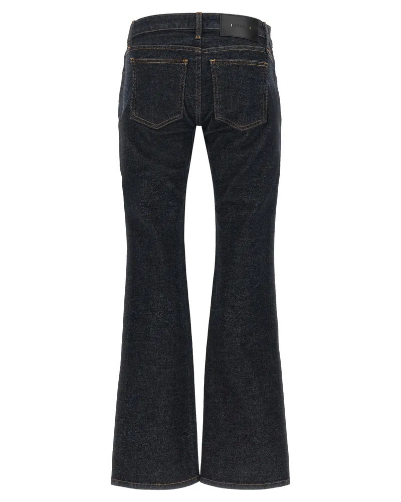 KHAITE Flared Denim Jeans — Blue Blue