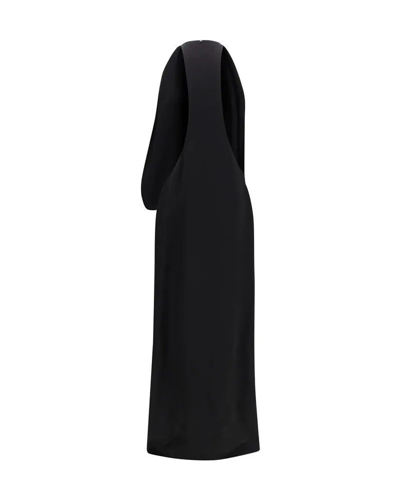 Max Mara Women's Black Viscose Casual Dress Black
