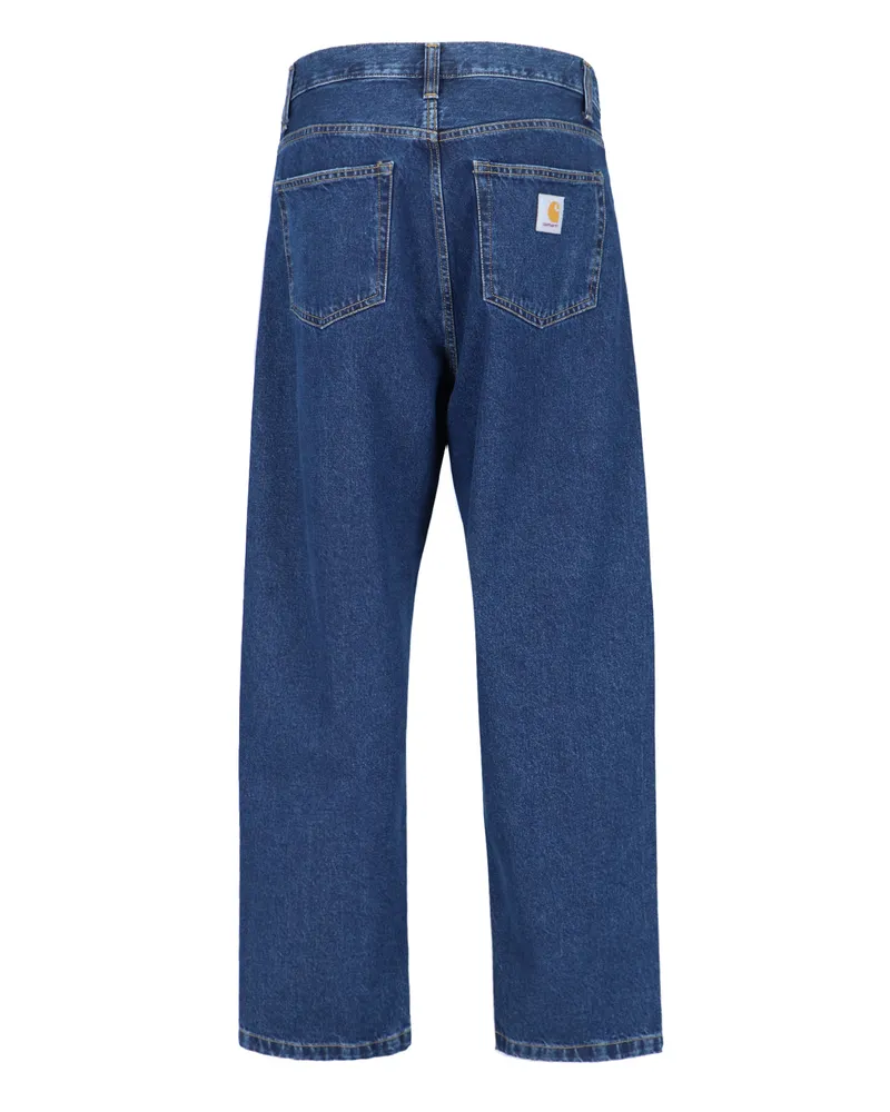 Carhartt WIP Men's Jeans Blue Cotton Blue