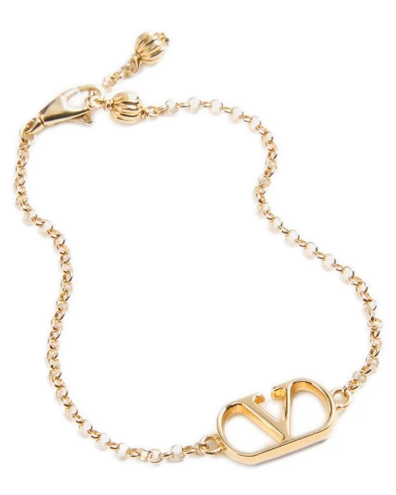 Valentino Garavani Vlogo Bracelet — Gold Gold