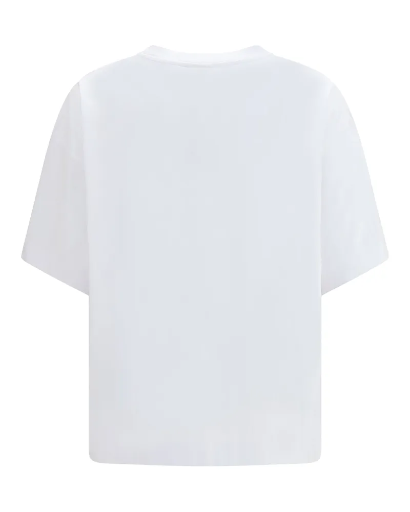 Dries van Noten Men's T-Shirt Cotton White T-Shirts And Polos White