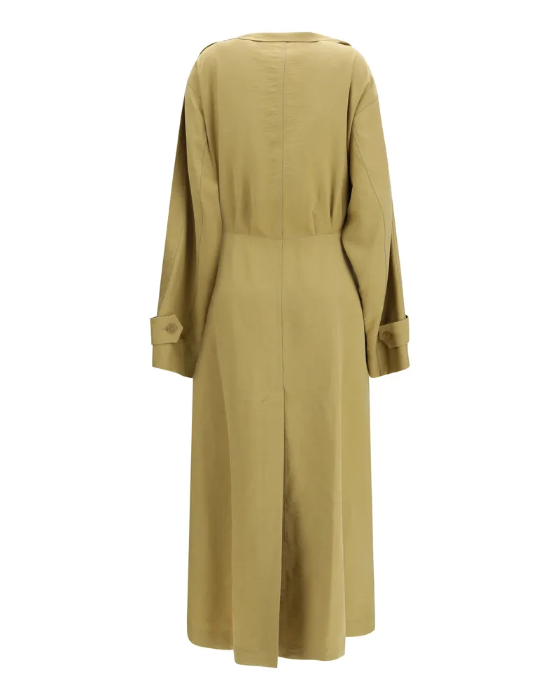 Petar Petrov Women's Trench Coat Dress Camel Lyocell; Polyester Camel