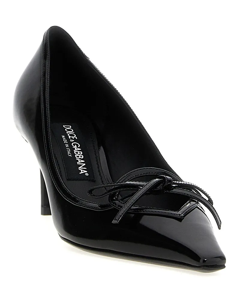 Dolce & Gabbana Mun Pump — Black Black