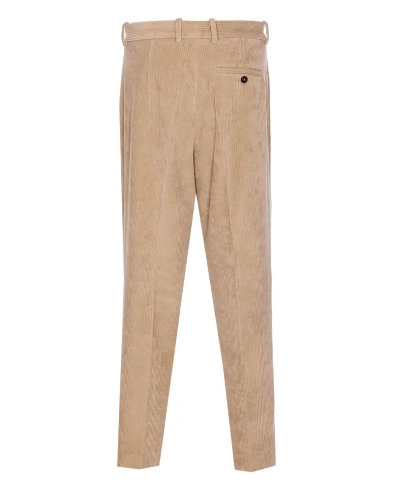 CIRCOLO 1901 Cotton-Blend Corduroy Trousers — Beige Beige