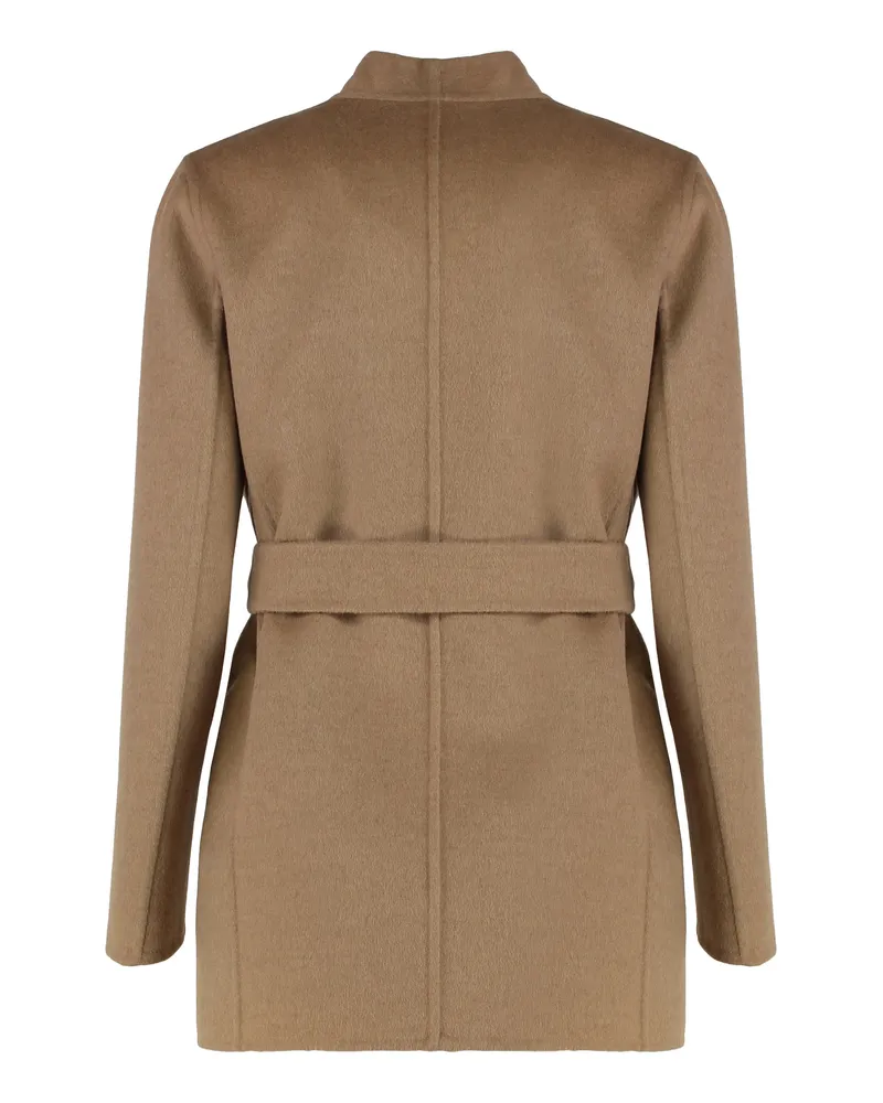 Max Mara Women's Draped Jacket Camel Beige Beige
