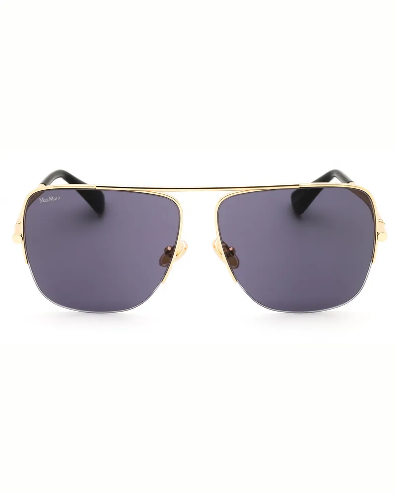 Max Mara Women's Mm0121 Sunglasses Gold Gold
