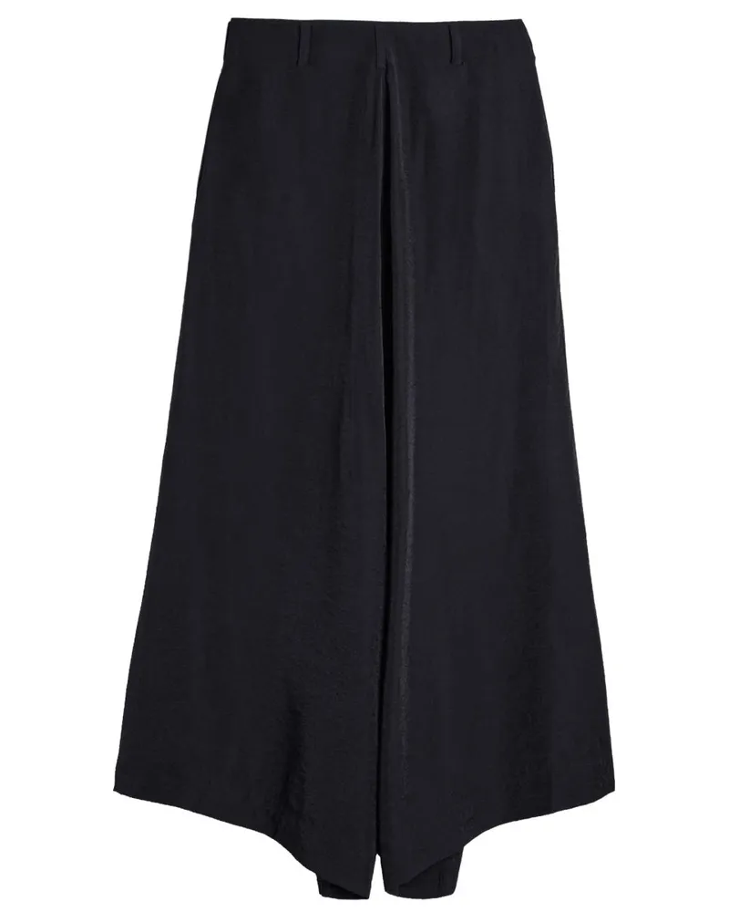 adidas Wide-Leg Zip-Fastening Trousers — Black Black