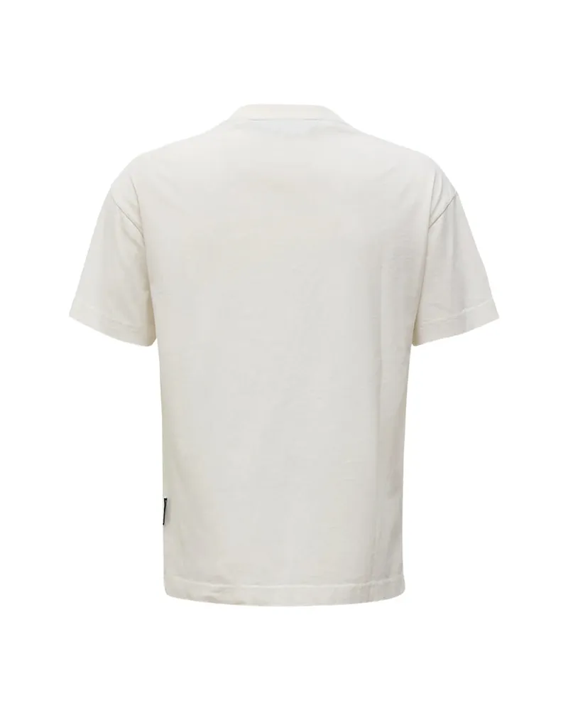 Palm Angels Graphic-Print Cotton T-Shirt — White White