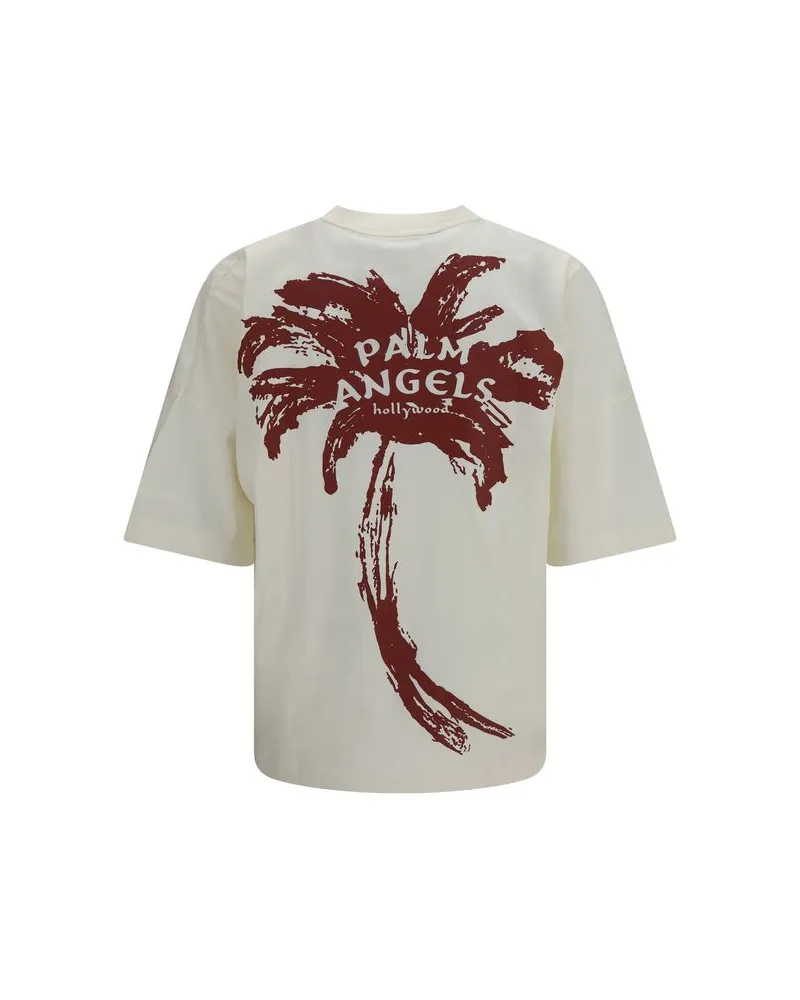 Palm Angels T-Shirt — Beige Beige