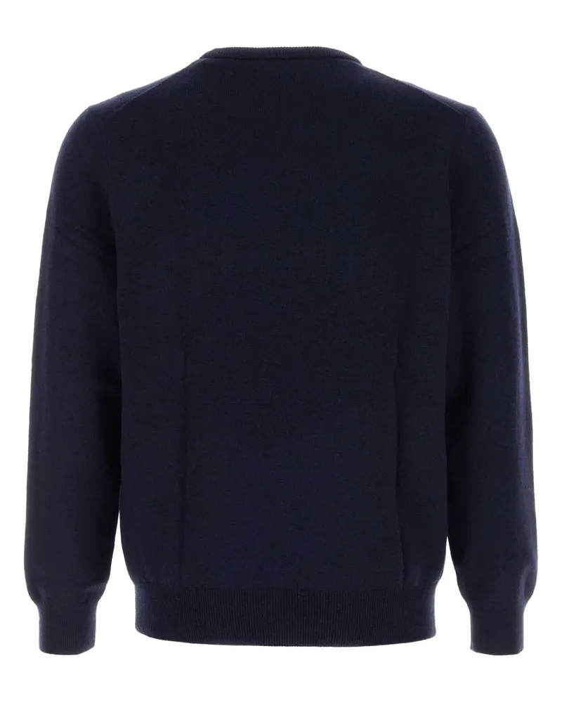 Ralph Lauren Men's Dark Blue Wool Sweater Hunternavy Exterior: Maglieria Navy