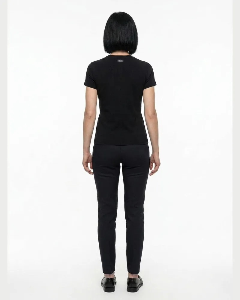 Dolce & Gabbana Women Black Cotton T-Shirt Black