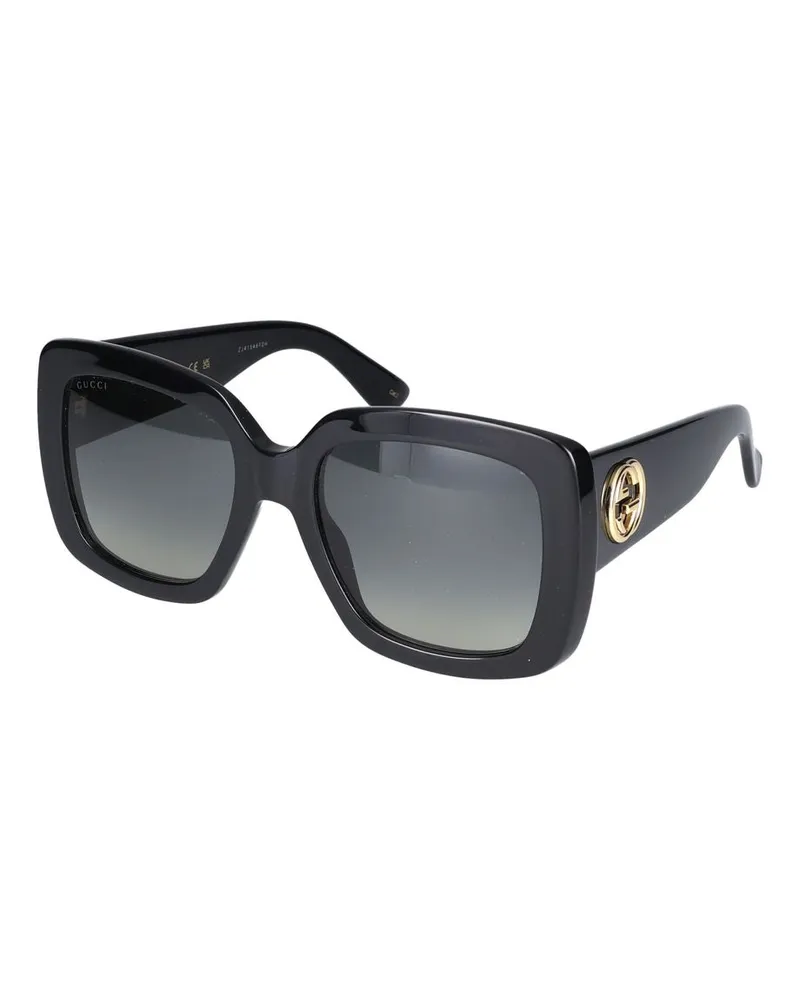 Gucci Women's Sunglasses  Gg0141sn 001 Black Grey 20-140 Acetate Black