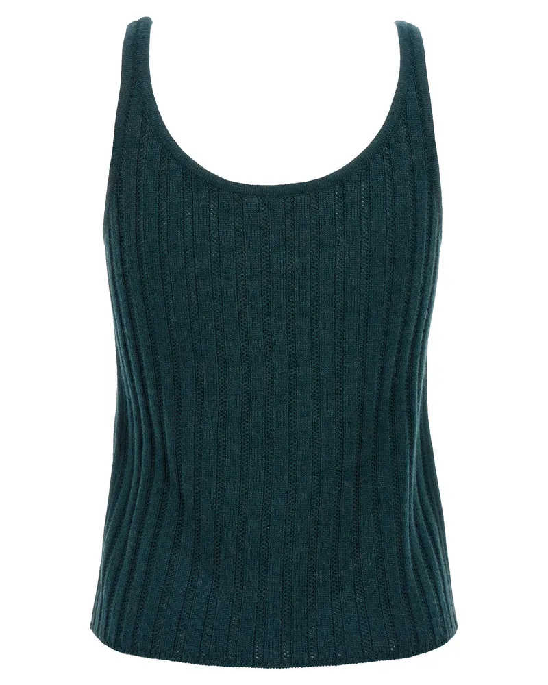 Eres Tank Top — Teal Teal