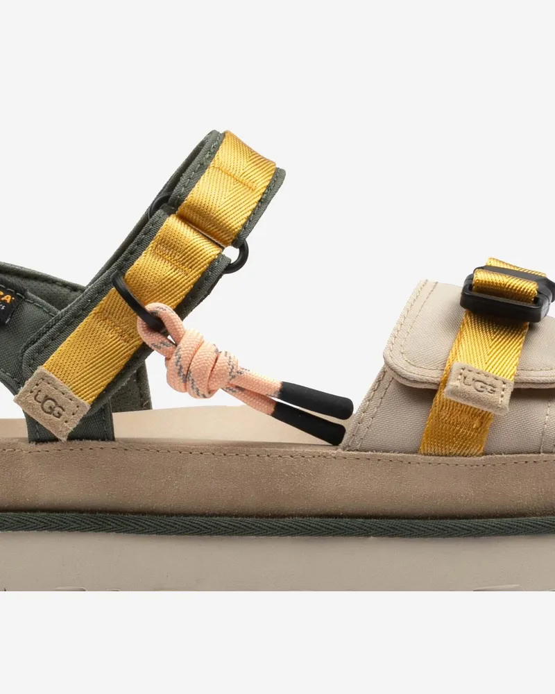 UGG Women's Sandals Goldenstar Wildwood Beige Fabric Beige