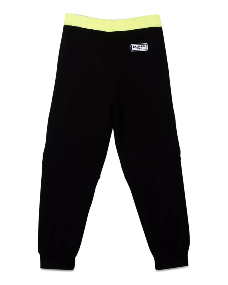 Balmain Pure Cotton Trousers — Black Black