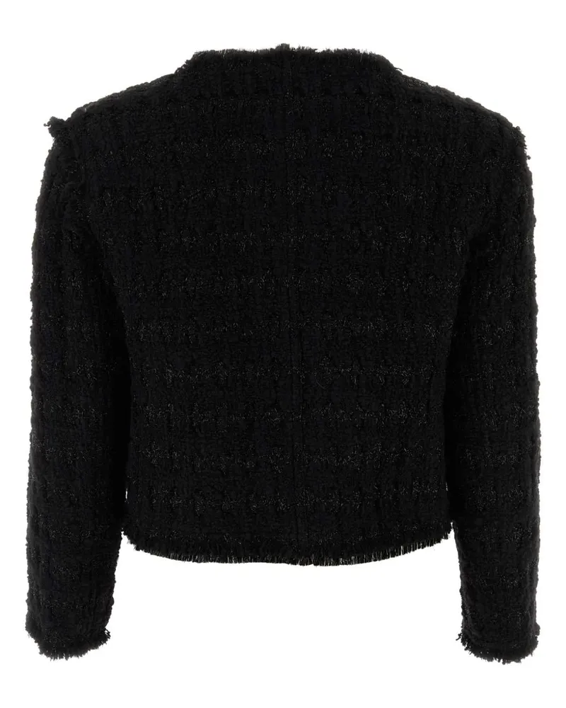Tory Burch Women's Black Tweed Blazer 001 Giacche E Gilet Jacket Black