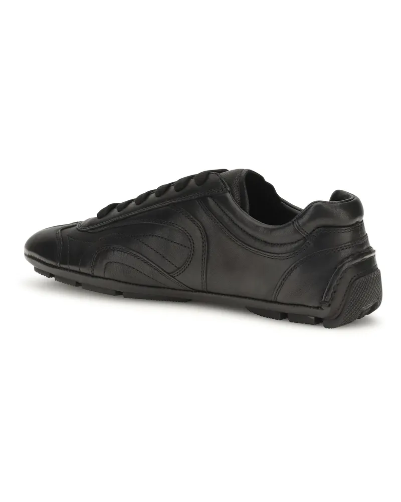 Prada Men's Lace-Up Sneakers Nero Black