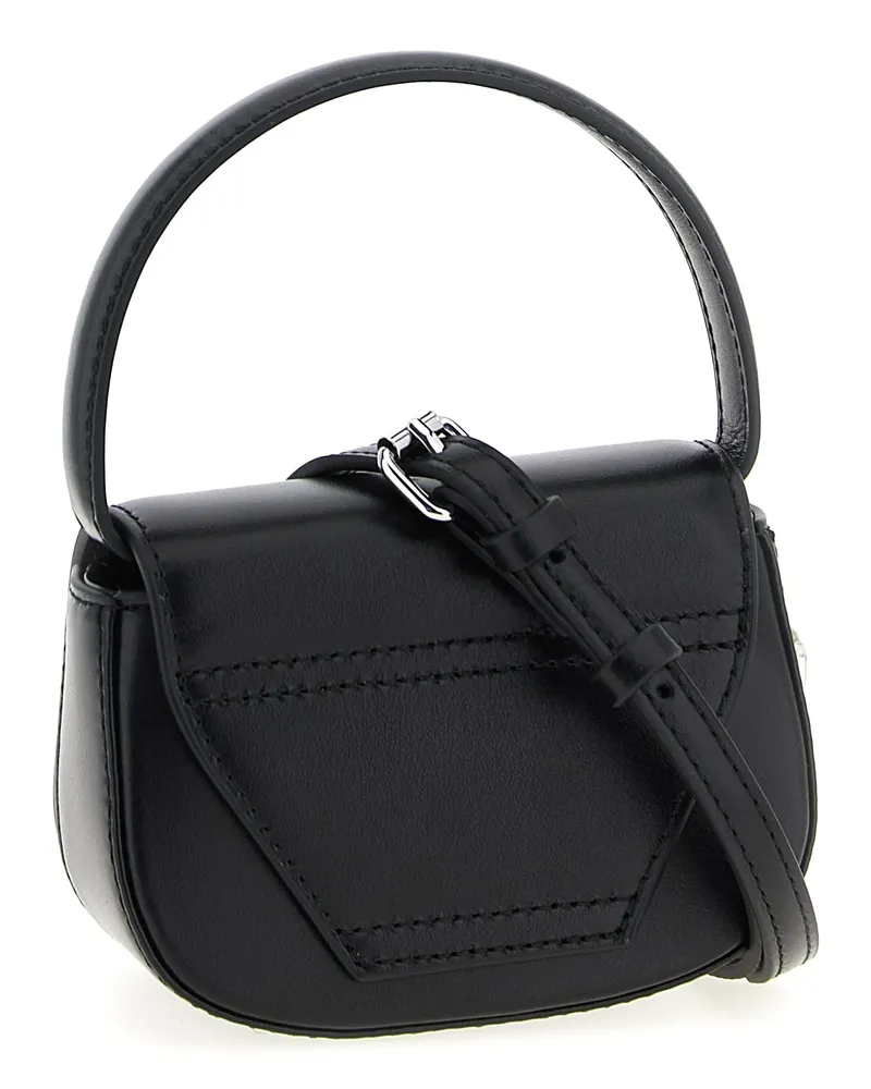 Diesel Leather Shoulder Bag — Black Black