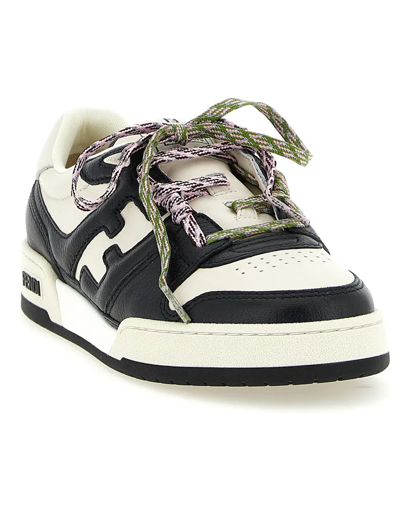 Fendi Match Sneakers — Black and White Black