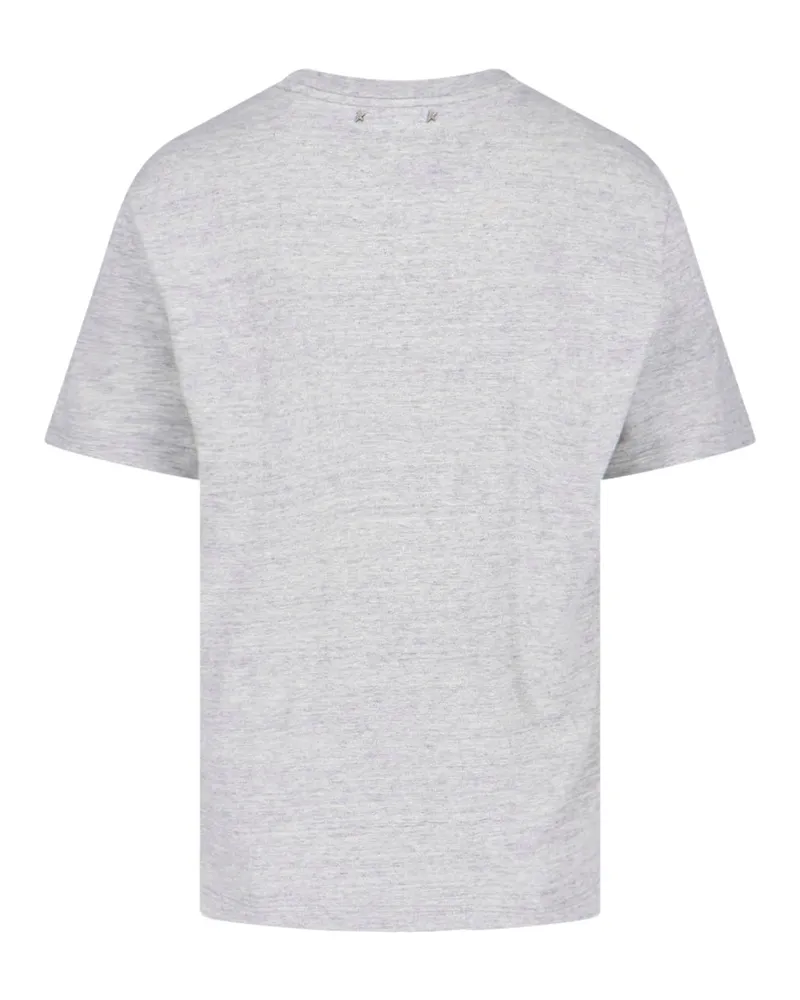 Golden Goose Men's T-Shirts And Polos Grey Cotton Gray