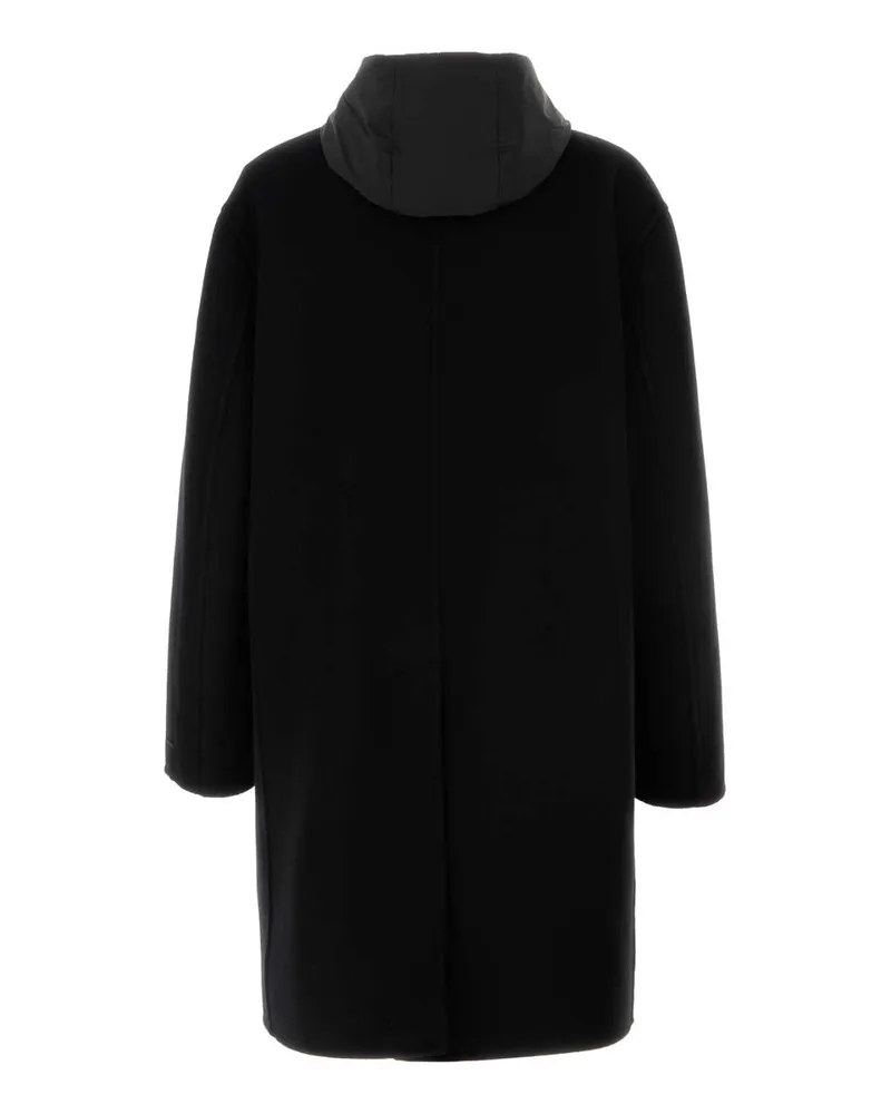 Prada Men's Black Cashmere Coat Nero Cappotti Black