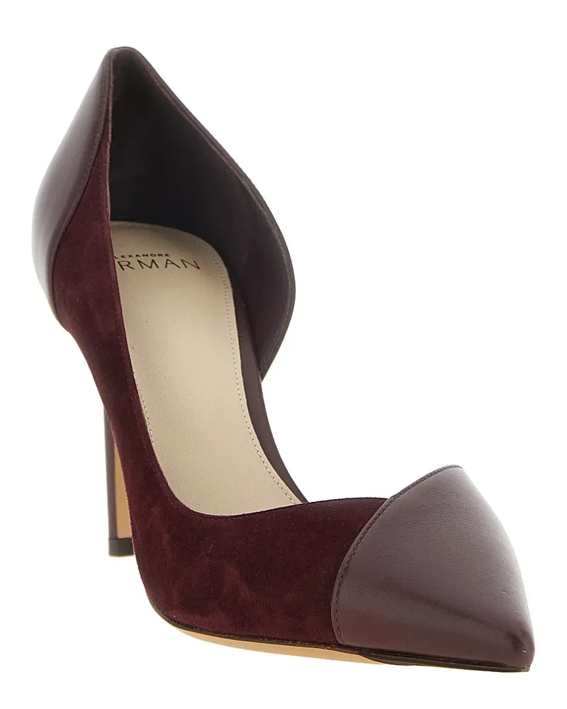 Alexandre Birman Pump — Burgundy Burgundy