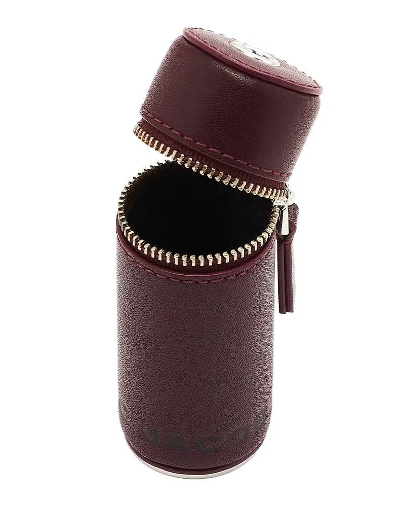 Marc Jacobs Women's Lipstick Case Charm Dark Plum Make Up Bags Purple