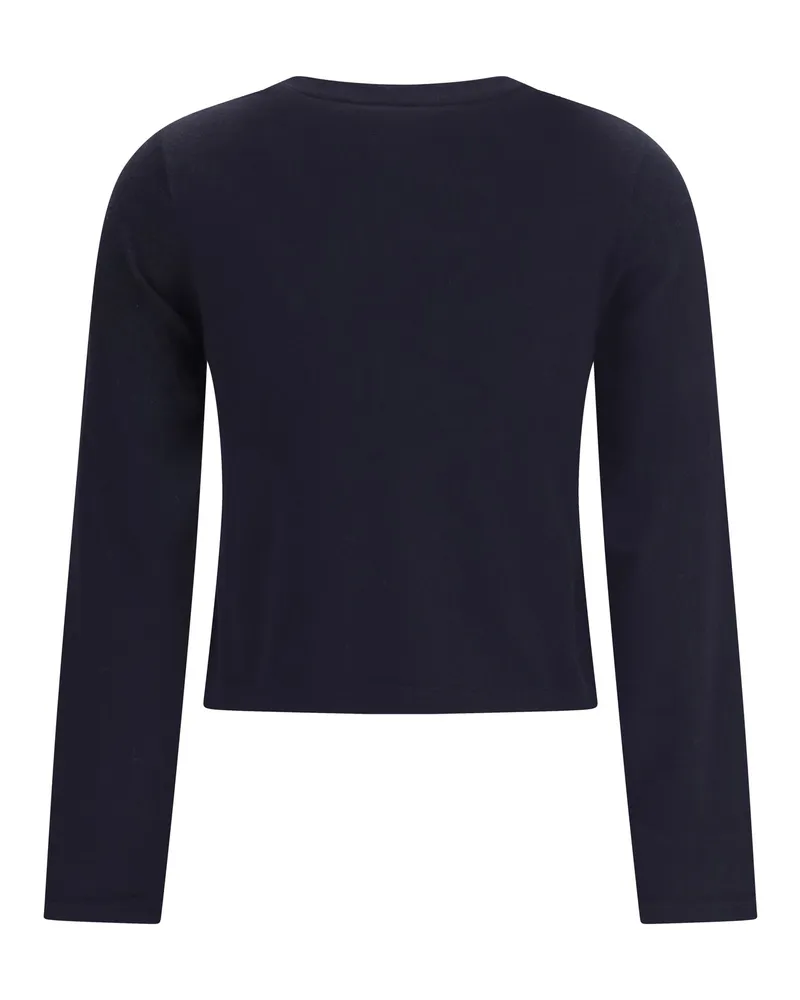 extreme cashmere Cotton-Cashmere Blend T-Shirt — Navy Navy