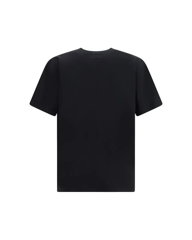 Maison Margiela Men's Black Cotton T-Shirt Black