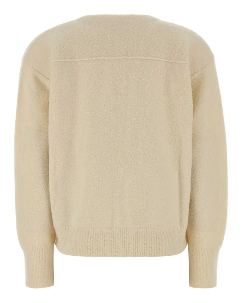 Bottega Veneta Boucle Cardigan — Beige Beige