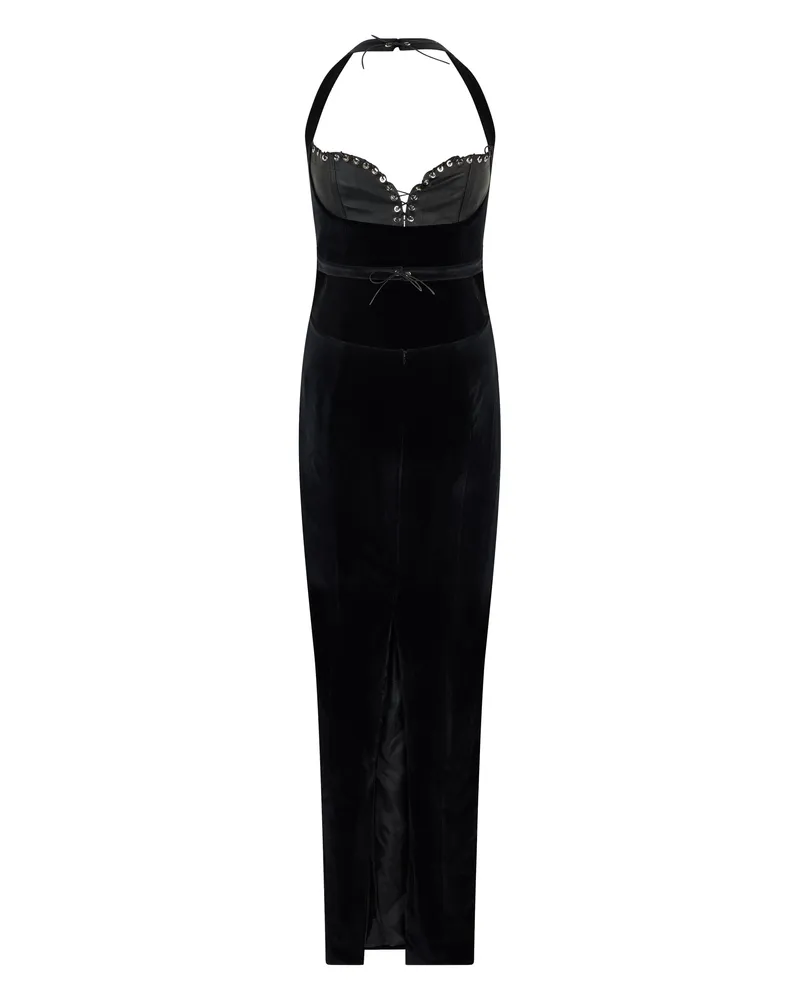 Ludovic de Saint Sernin Women's Long Dress Grace Black Polyester Black