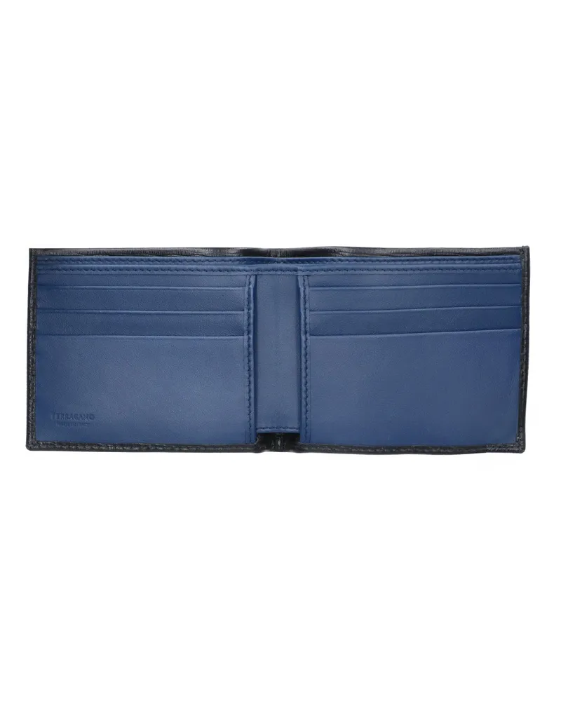 Ferragamo Men's Wallets Black Leather Black
