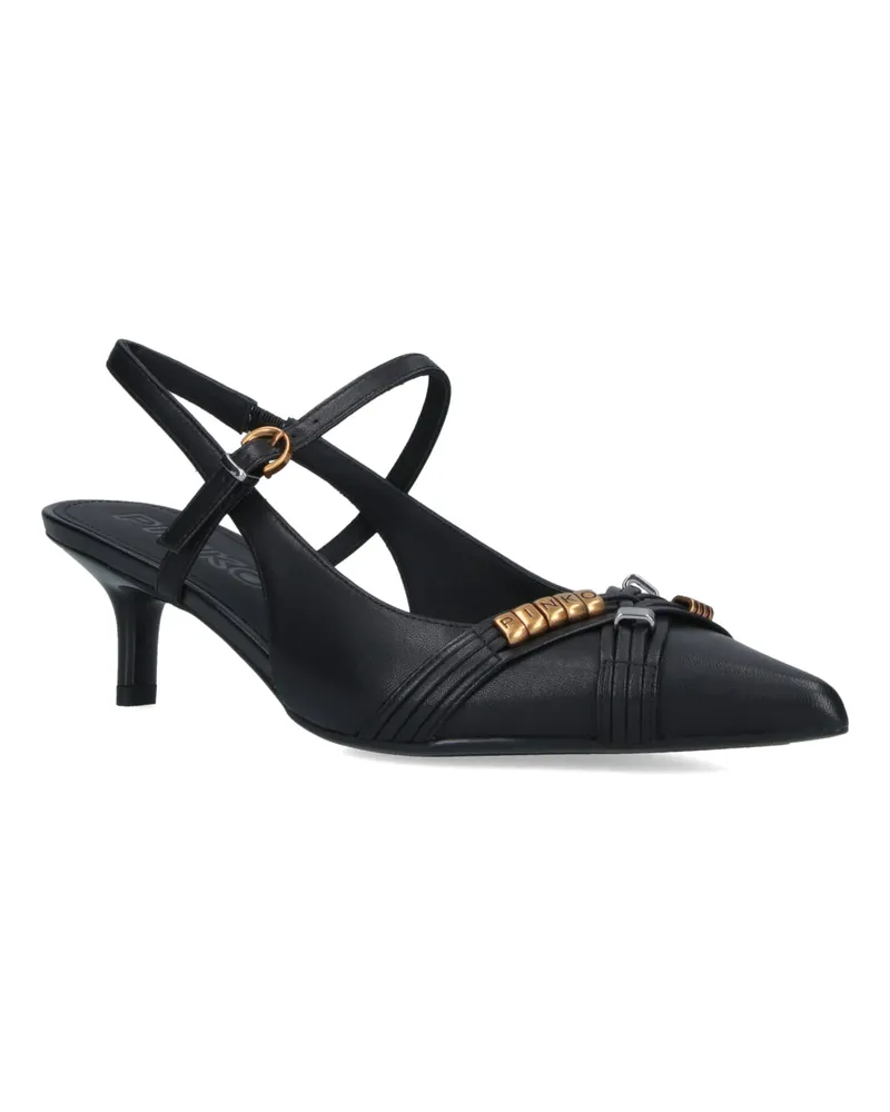 Pinko Women's With Heel Black Upper: Goat Leather Black
