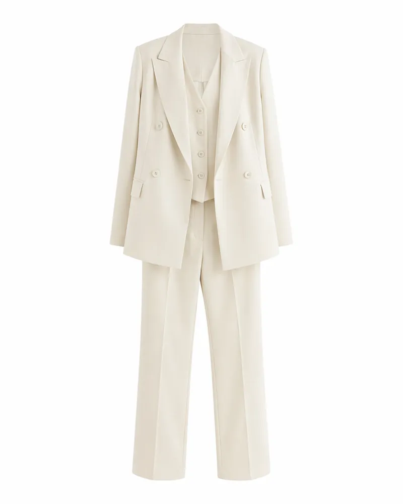 Max Mara Women's Dress Studio White Virgin Wool; Lining: Acetate White
