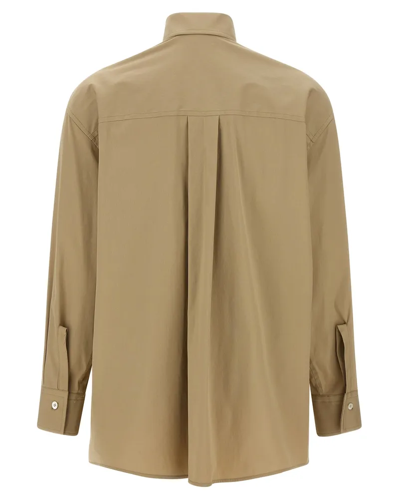 Ferragamo Women's Beige Cotton Blouse Beige