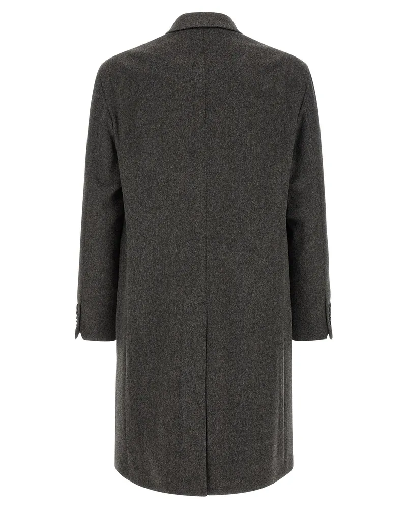 Tagliatore Londra Coat — Charcoal Charcoal