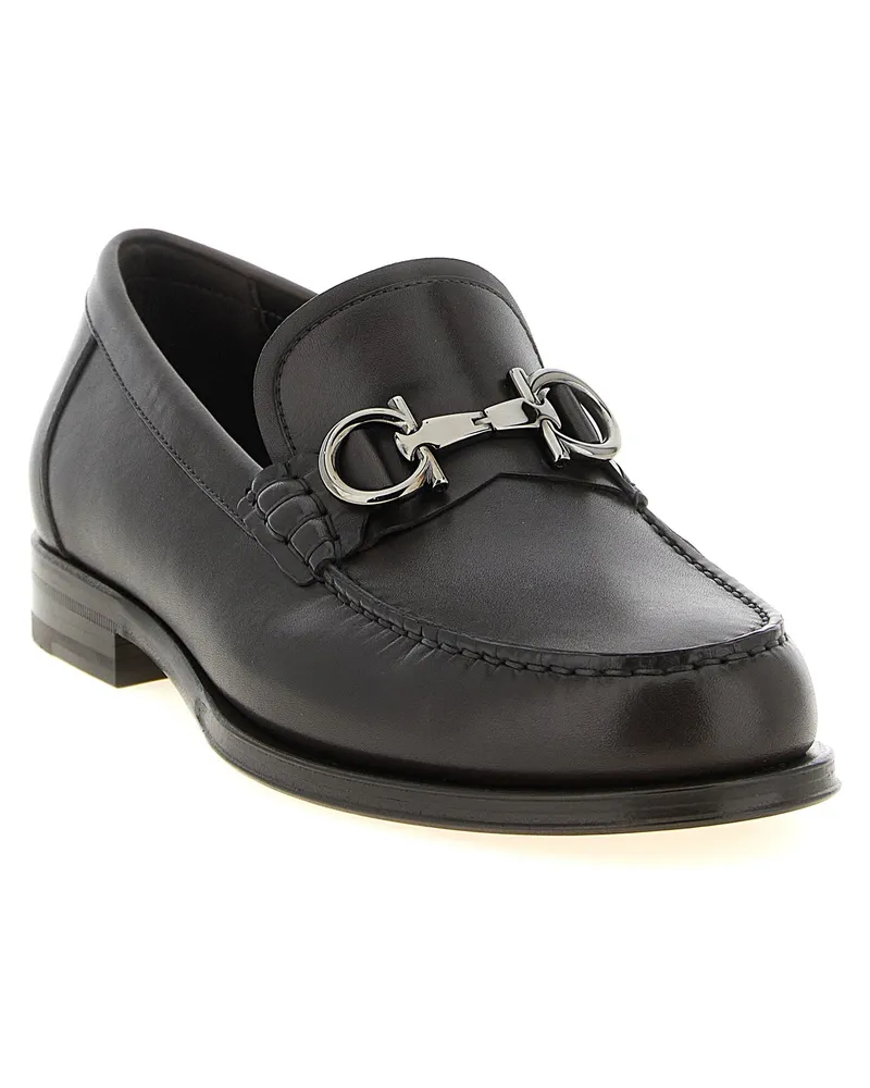 Ferragamo Teatro Loafer — Black Black